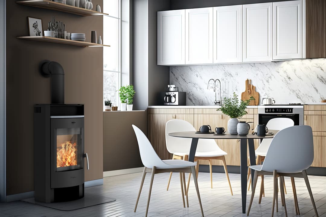 Fireplace Kaminofen MAIA Stahl | Schwarz