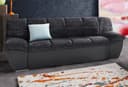 DOMO collection 2-Sitzer Sofa Splash | Schwarz 2