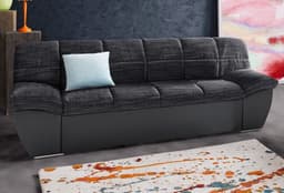 DOMO collection 2-Sitzer Sofa Splash | Schwarz