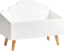 Zeller Present Spielzeugtruhe Wolke | Weiß