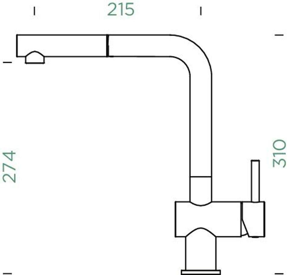 Schock Küchenarmatur EPOS SB | Schwarz