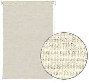 Seitenzugrollo Uni-Rollo | Beige