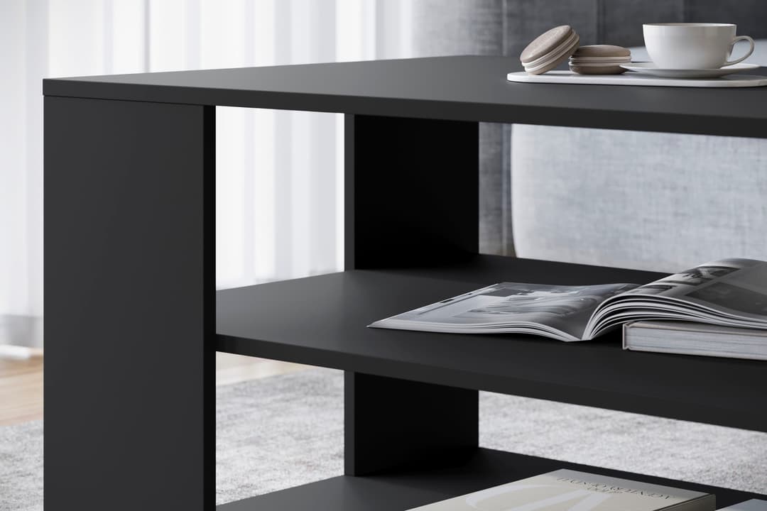 Home affaire Couchtisch Kenia | Schwarz