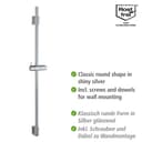 WENKO Duschstange Classic, Chrom | Silber 2