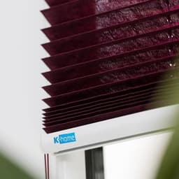 K-HOME Plissee Klemmfix Pisa | Rot
