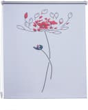 Seitenzugrollo Druck Blume | Weiß 2