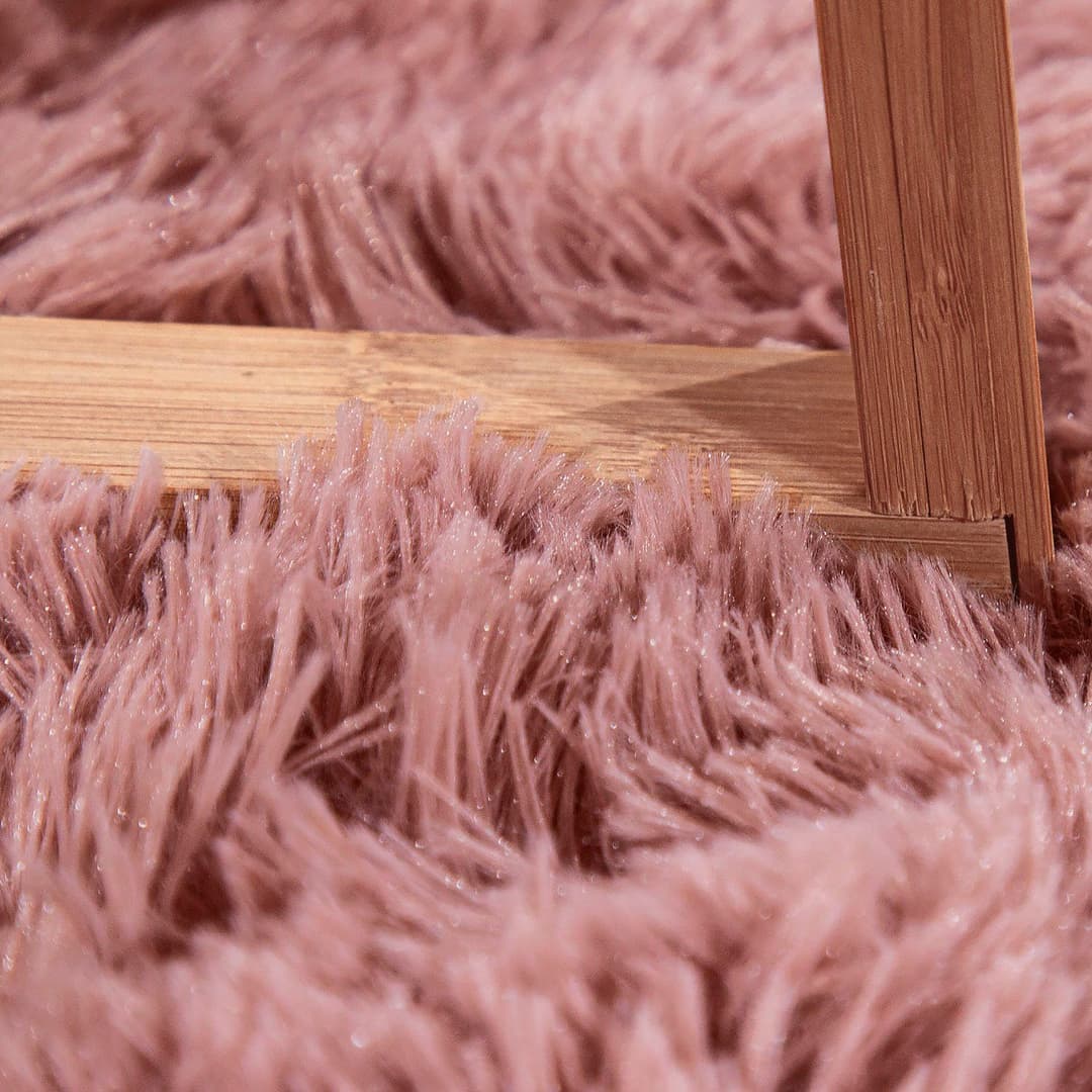 Paco Home Hochflor-Teppich Silky 591 | Rosa