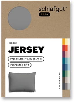 Schlafgut EASY JERSEY Kissenbezug | Grau