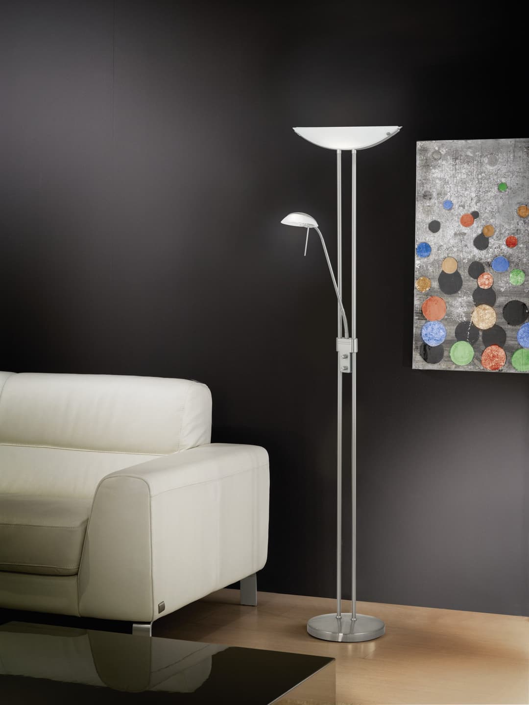 EGLO BAYA Stehlampe | Silber