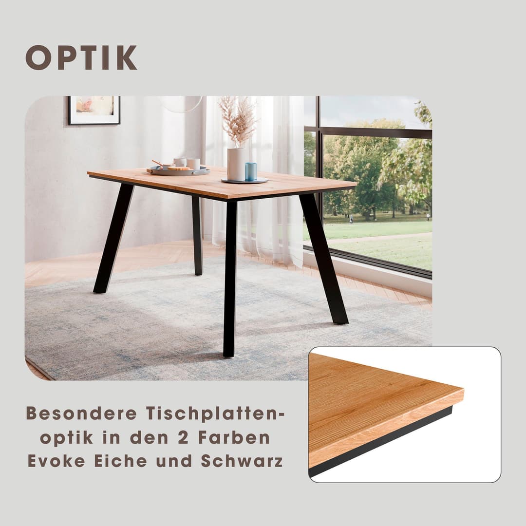 OTTO home Essgruppe Genf Tischgruppe | Holztöne
