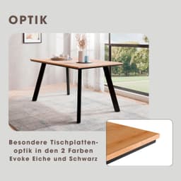 OTTO home Essgruppe Genf Tischgruppe | Holztöne