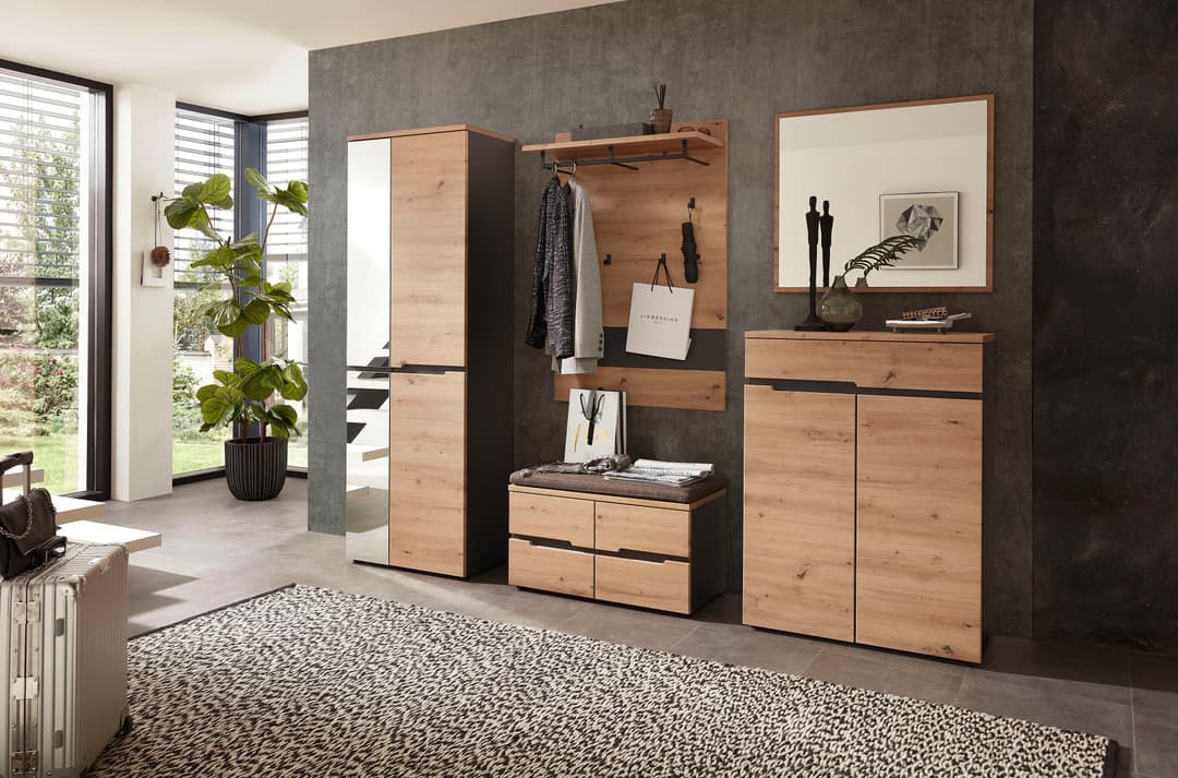 Innostyle Garderobenschrank | Holztöne
