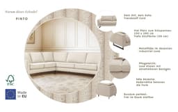 Home affaire Ecksofa Pinto | Beige