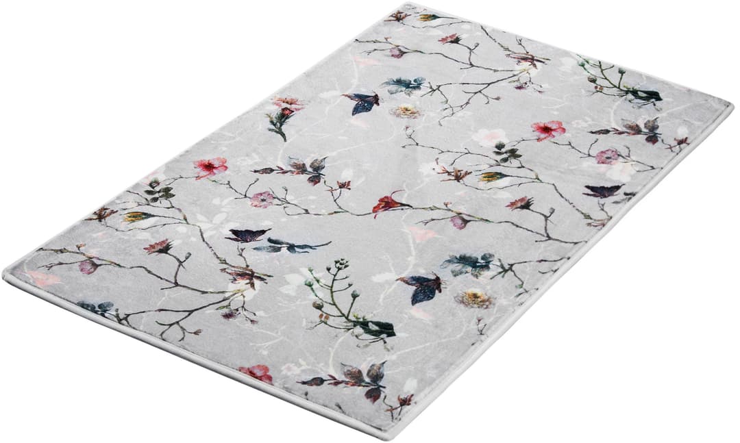 Kleine Wolke Badematte Flores | Mehrfarbig
