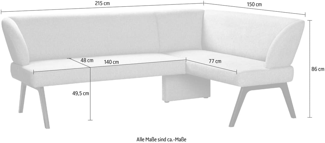 OTTO home Eckbank Aretha | Grün