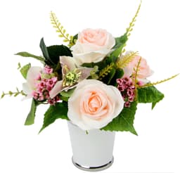 Kunstpflanze Rosen/Blüten | Rosa