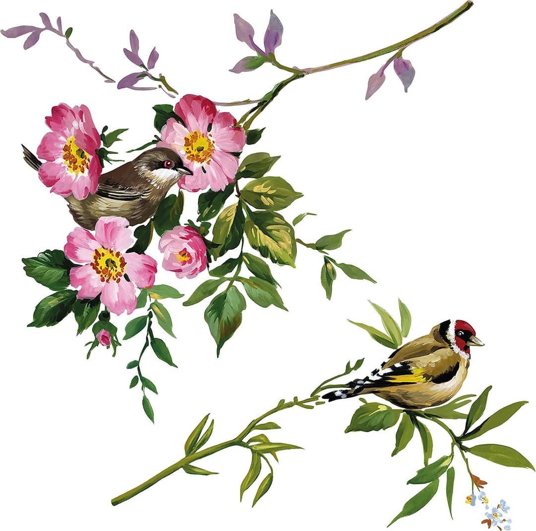 Komar Fensterbild Spring Fever | Mehrfarbig