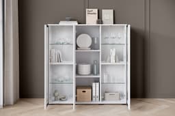 Home affaire Highboard Caro | Weiß