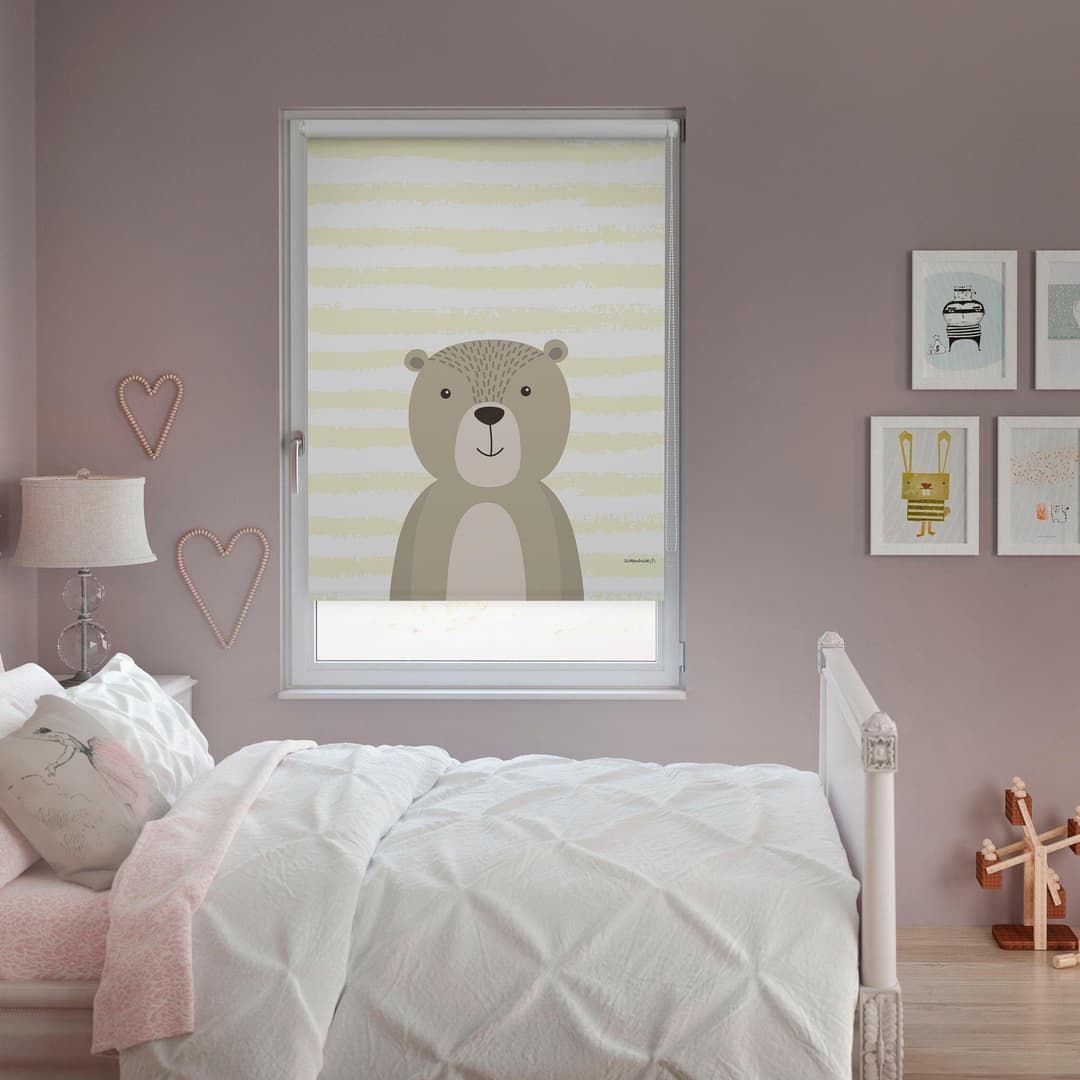 Seitenzugrollo Bär | Beige