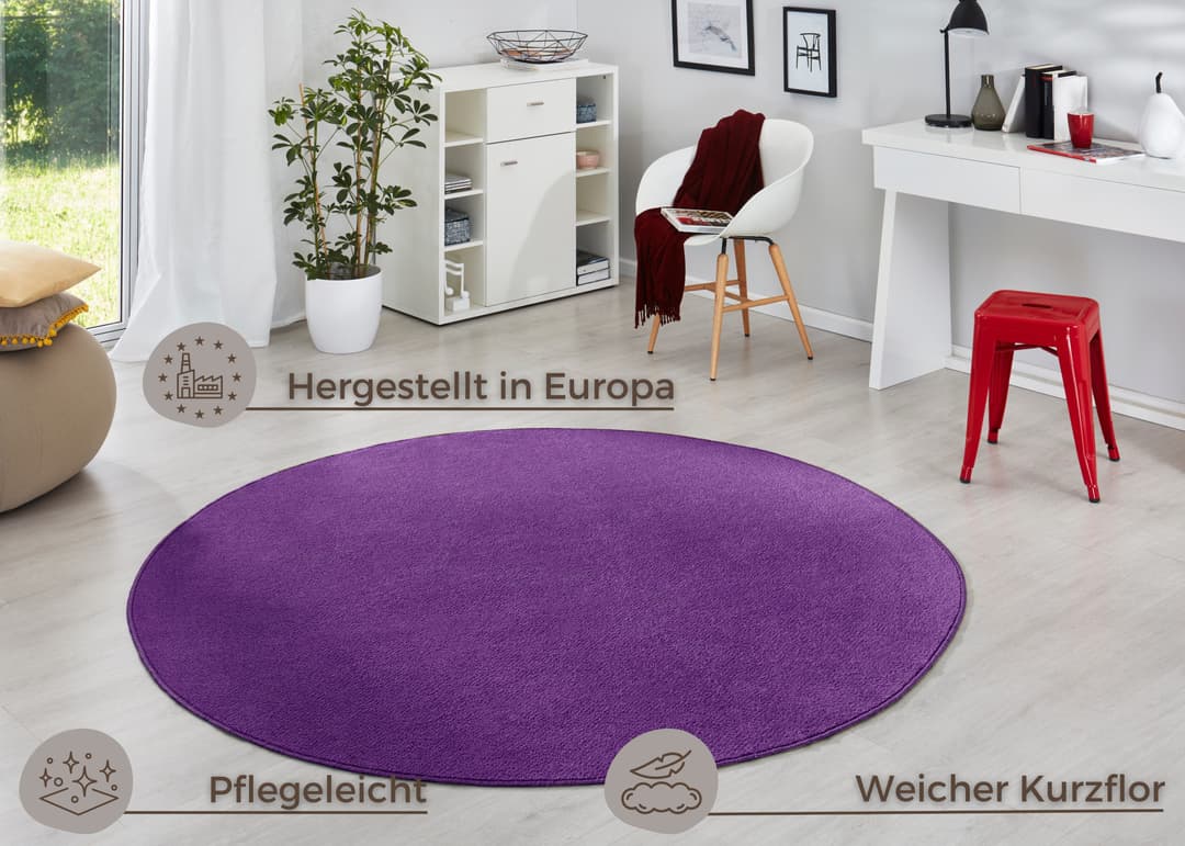 HANSE Home Teppich Fancy | Lila