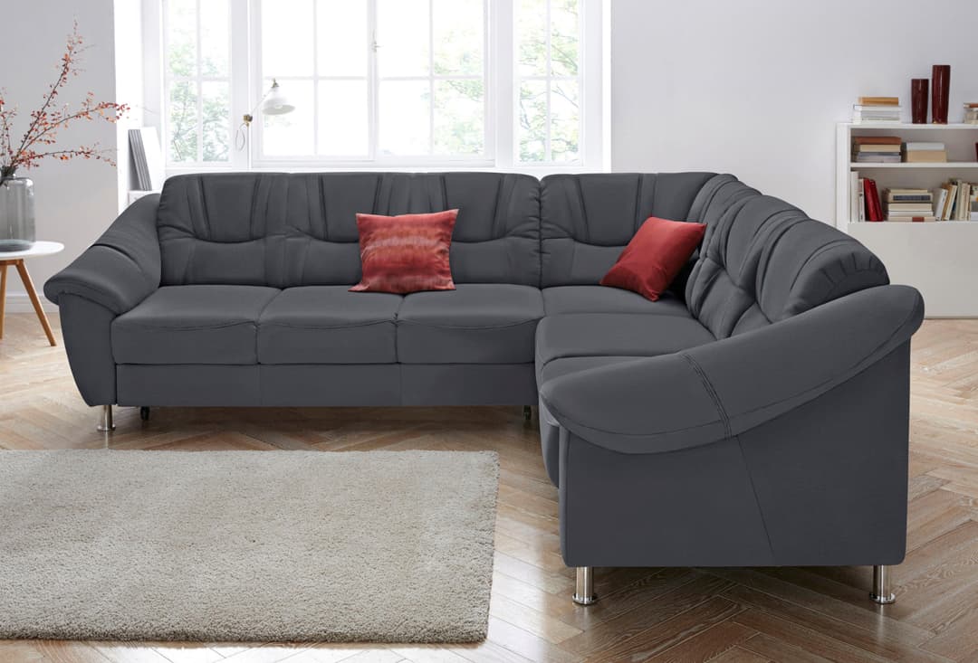 sit&more Ecksofa Salsa L-Form | Grau