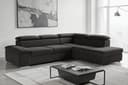 sit&more Ecksofa Valentine L-Form | Schwarz 2