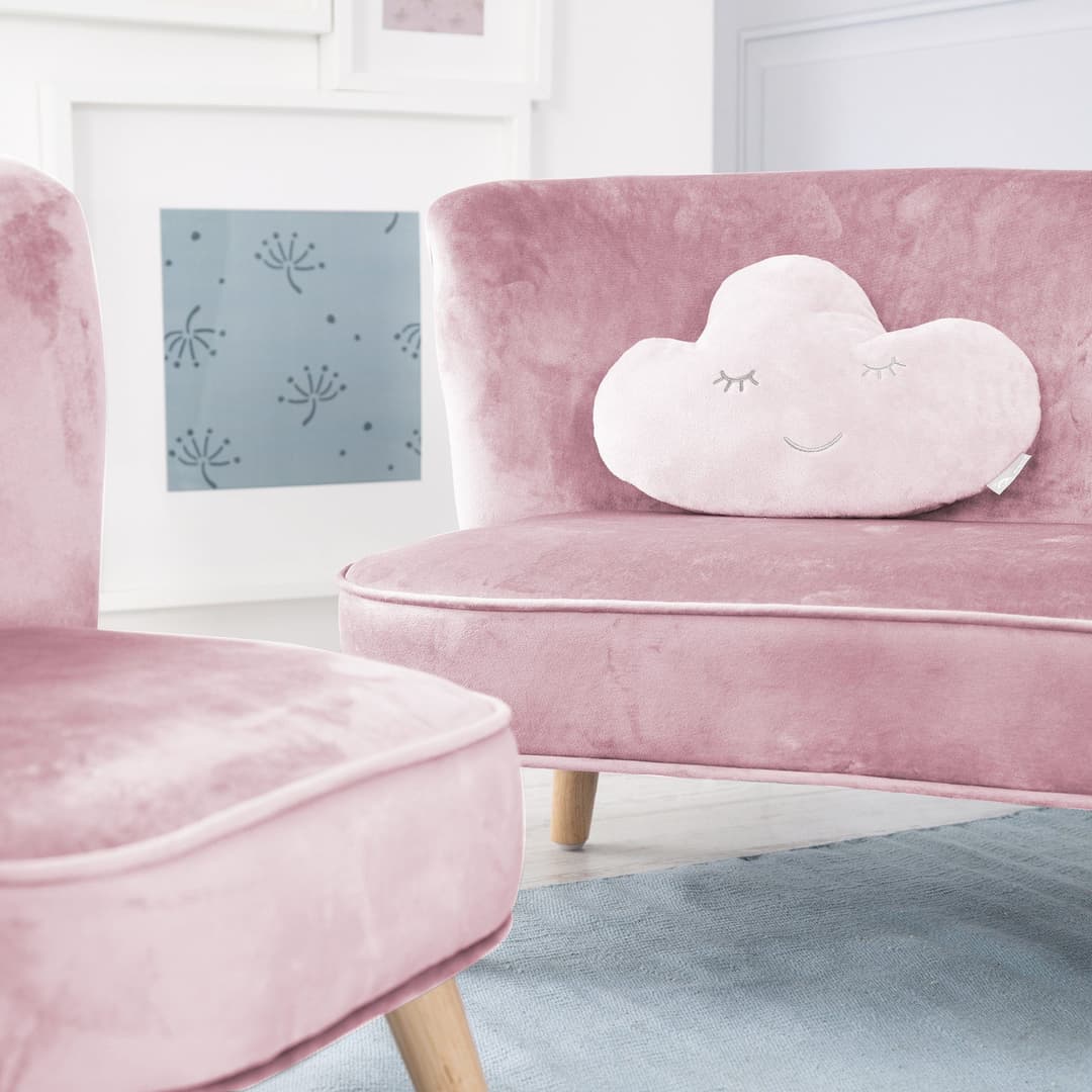 roba® Babykissen Lil Cuties, Wolke | Rosa