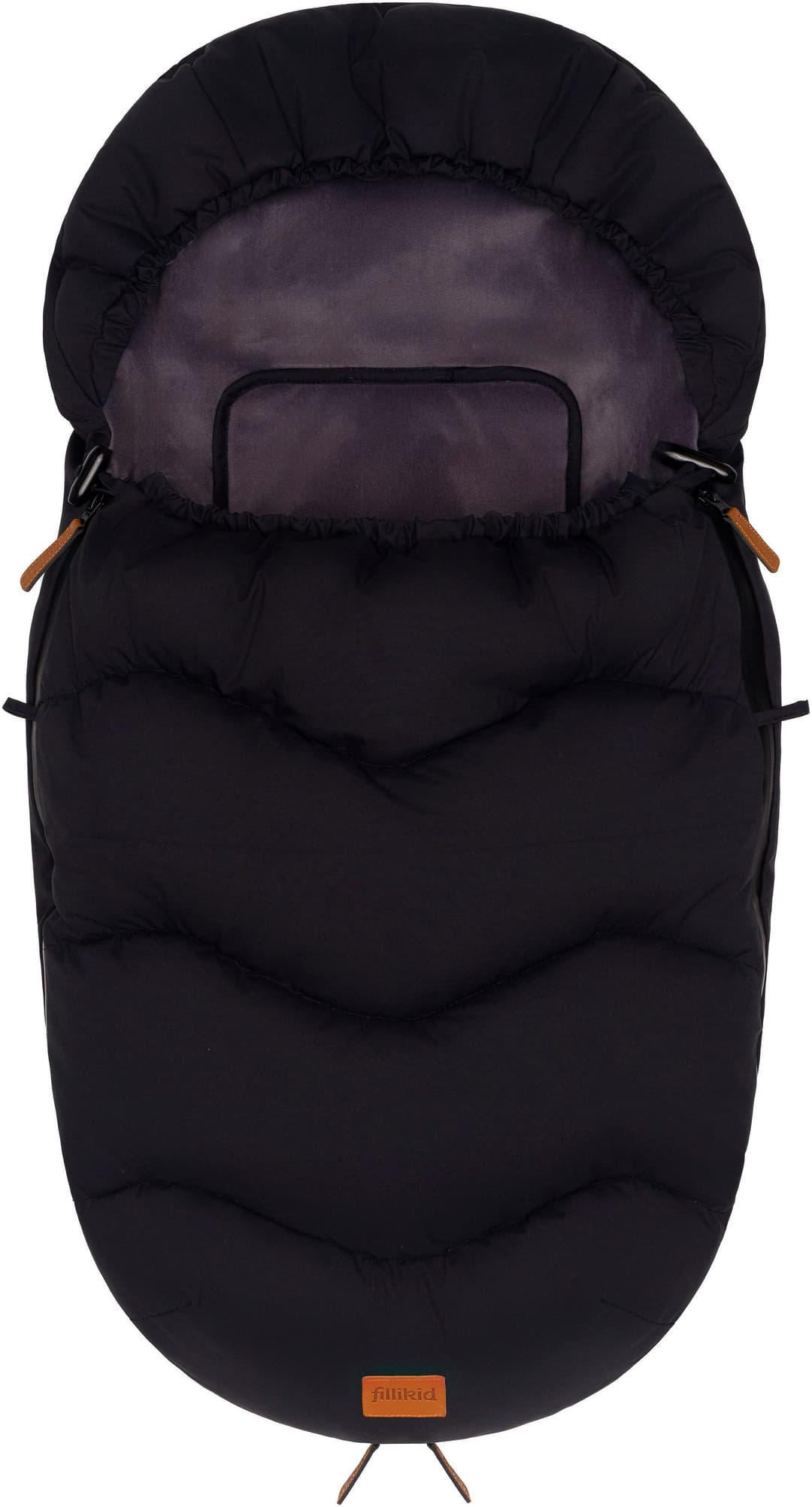 fillikid Fußsack Nuptse | Schwarz