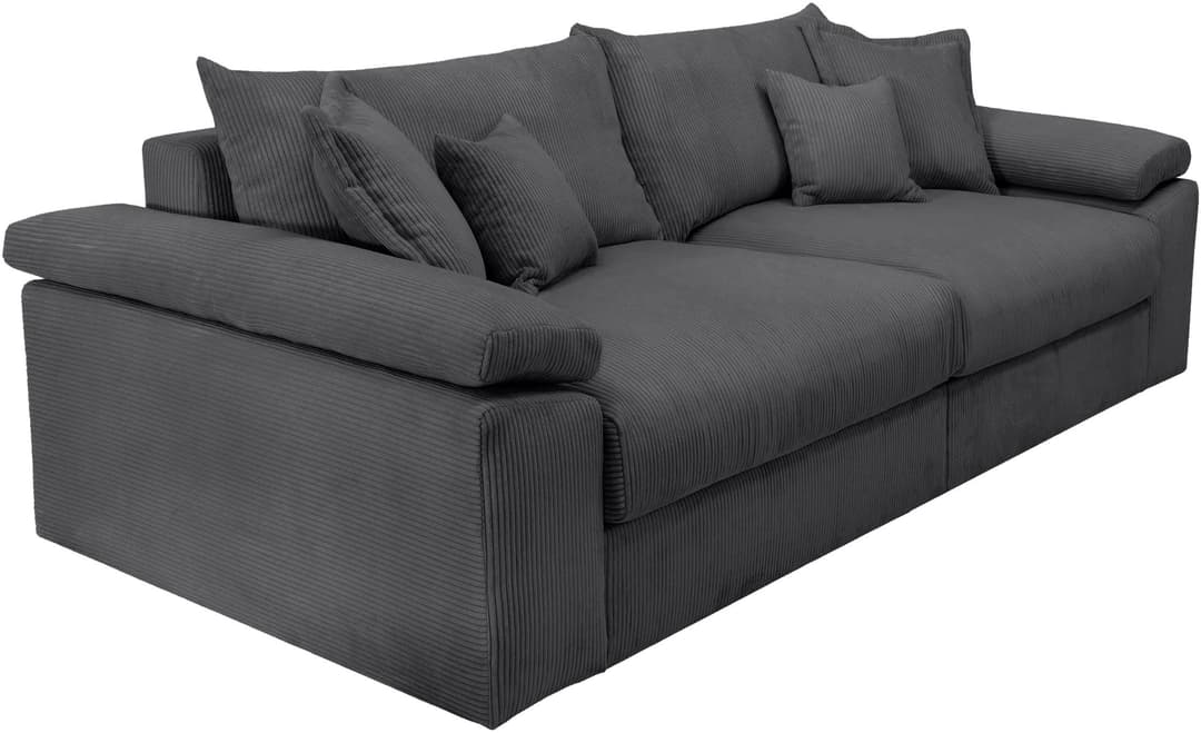 Home affaire Big-Sofa Soft&Cosy XL | Grau