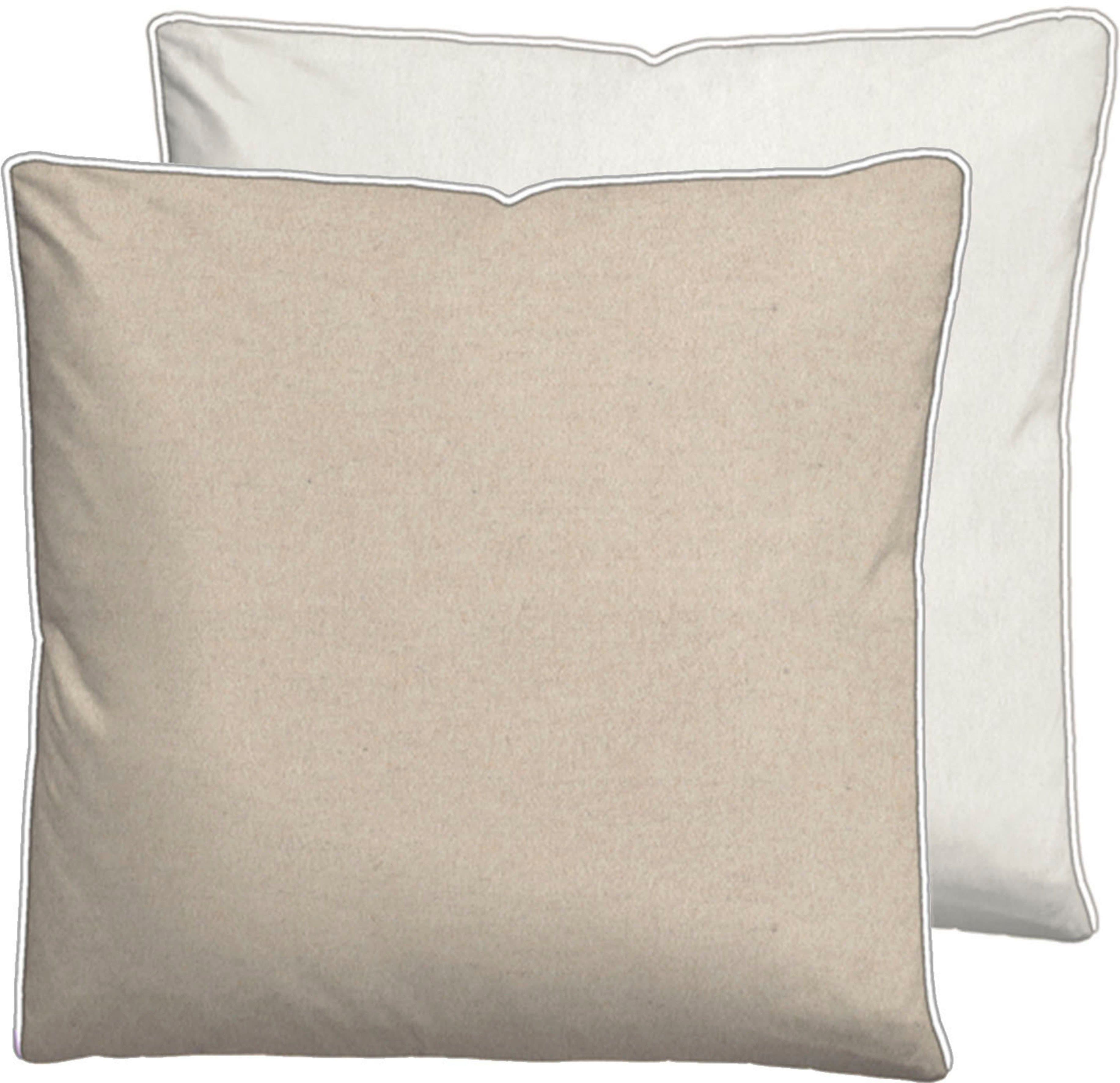 Biberna Hermal Kissenbezug | Beige