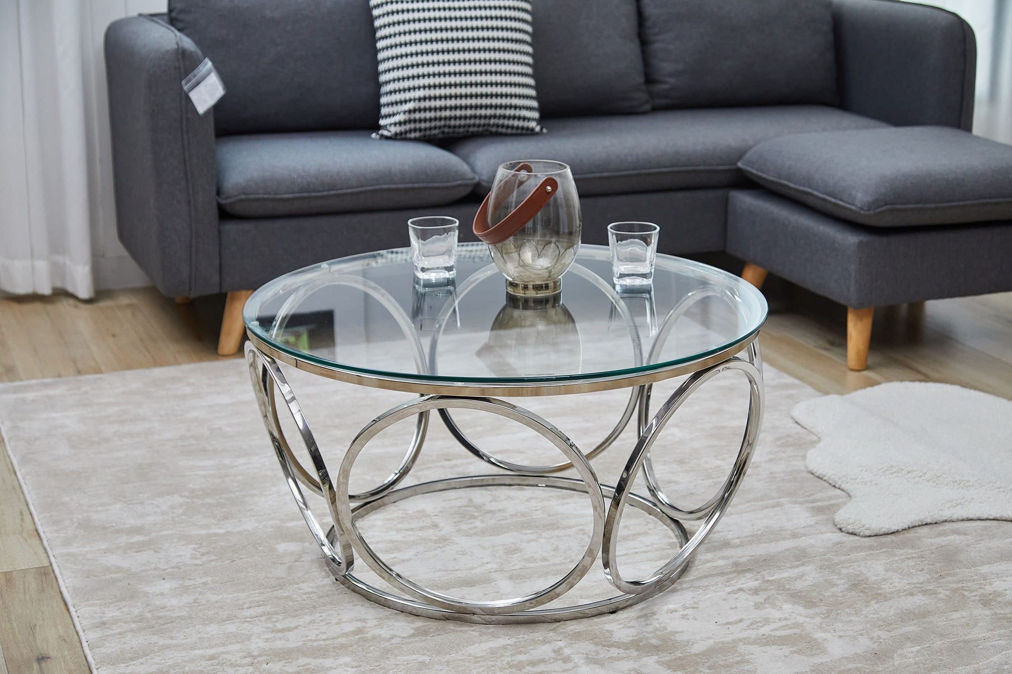 SalesFever Couchtisch | Silber