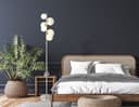 GLOBO LIGHTING Stehlampe RIHA | Silber 2