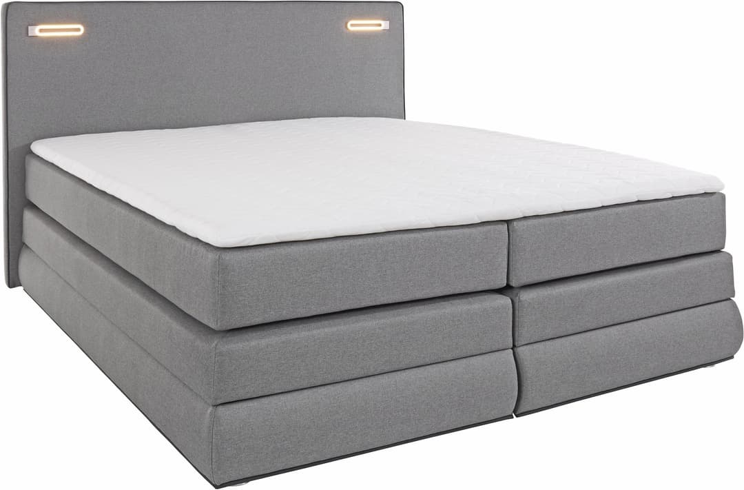 COLLECTION AB Boxspringbett Ninoni | Grau