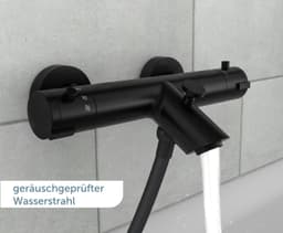 Schütte Wannenarmatur London Thermostat | Schwarz