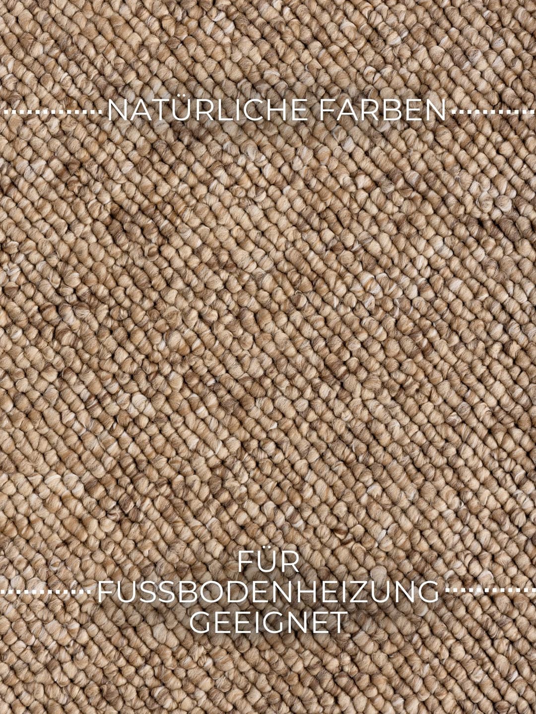 ELLE DECORATION Teppich Rocco | Braun