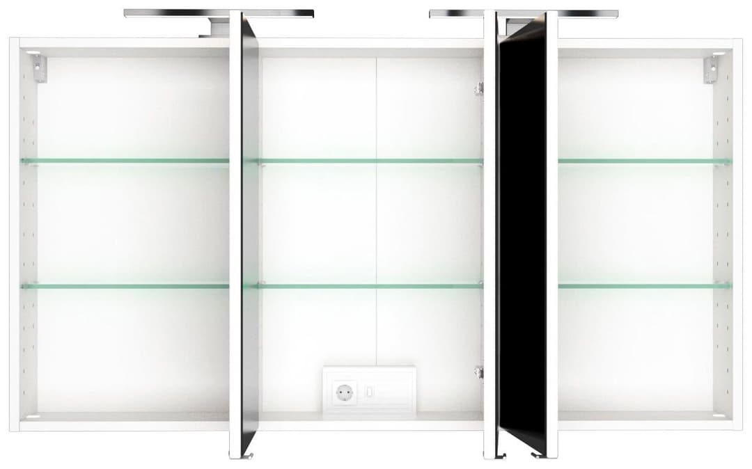 welltime Spiegelschrank Baabe | Weiß