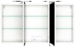 welltime Spiegelschrank Baabe | Weiß