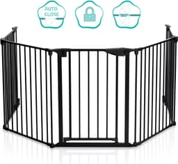Fillikid Universalschutzgitter Absperrgitter | Schwarz