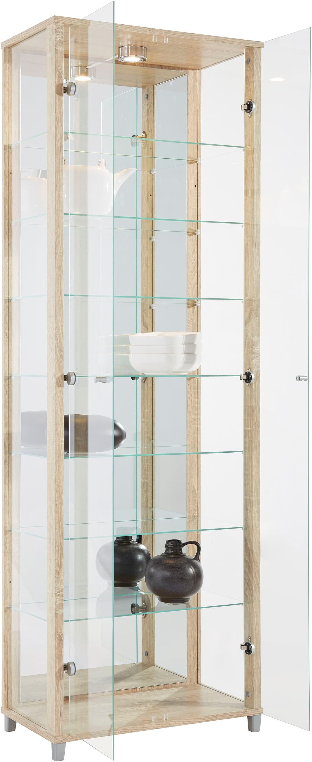 fif möbel Vitrine OPTIMA | Holztöne