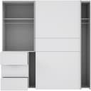 FORTE Winn Schwebetürenschrank | Weiß 4