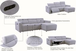 OTTO home Ecksofa LEOON | Grau