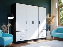 FORTE Kleiderschrank Jupiter | Mehrfarbig