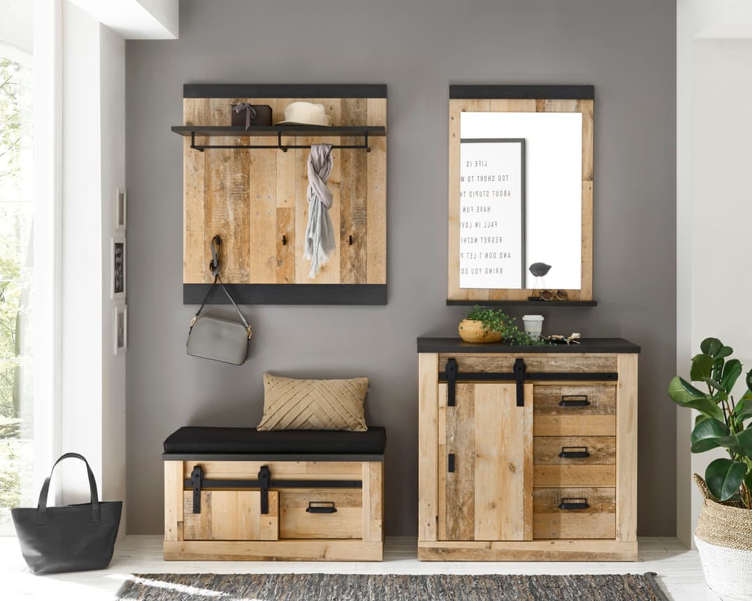 Home affaire Garderobenpaneel SHERWOOD | Holztöne