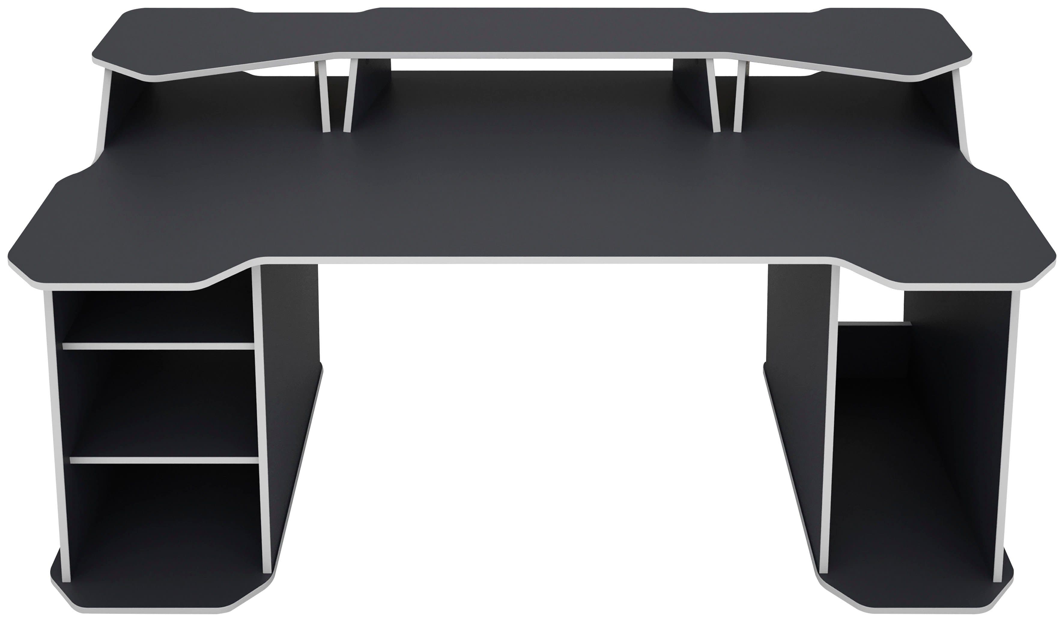 byLIVING Gamingtisch MATRIX | Schwarz