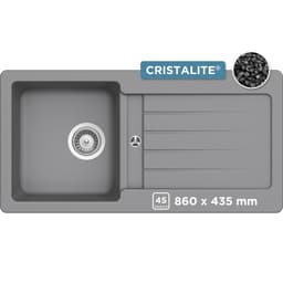 Schock Granitspüle Typos D-100 S | Grau
