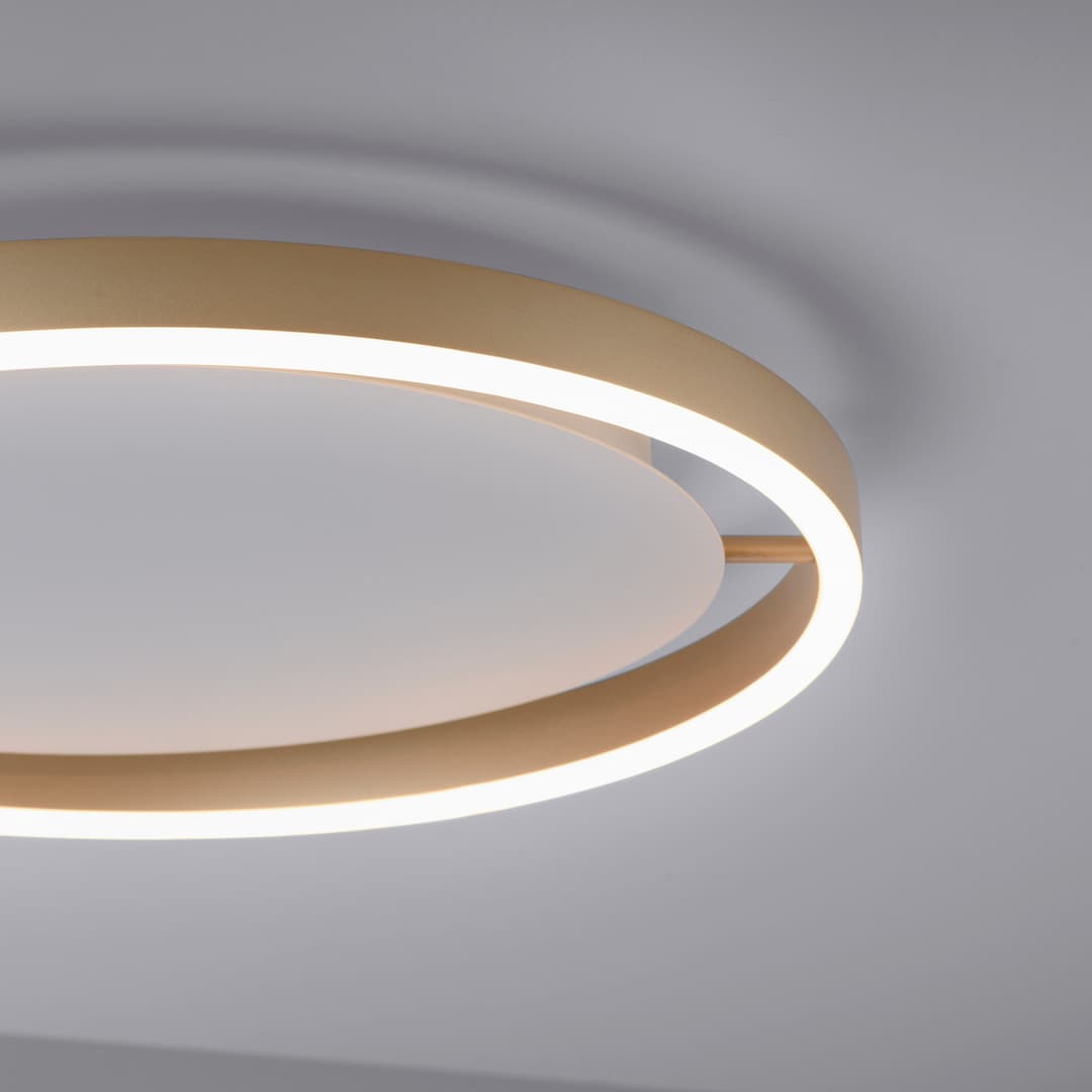 JUST LIGHT Deckenleuchte RITUS | Gold