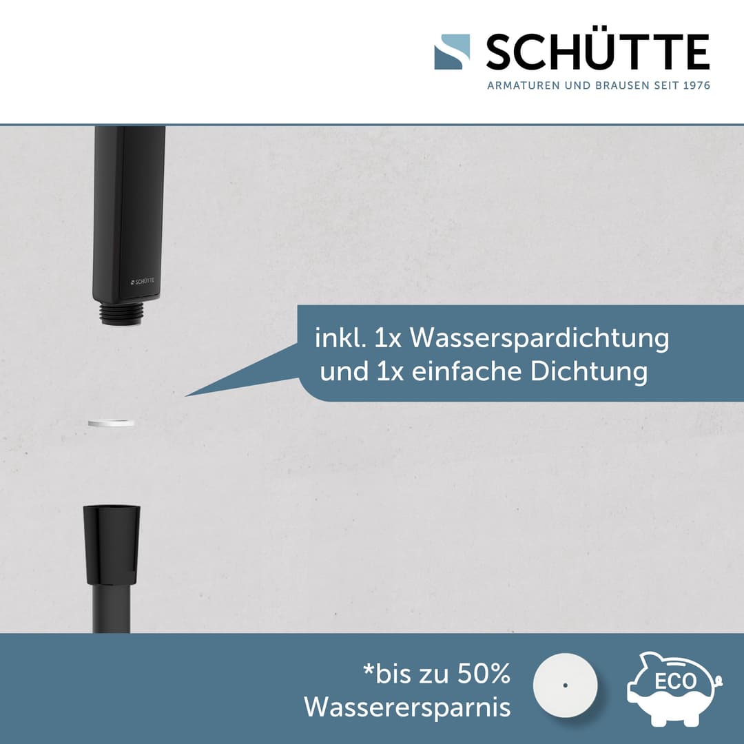 Schütte HAWAII Handbrause | Schwarz