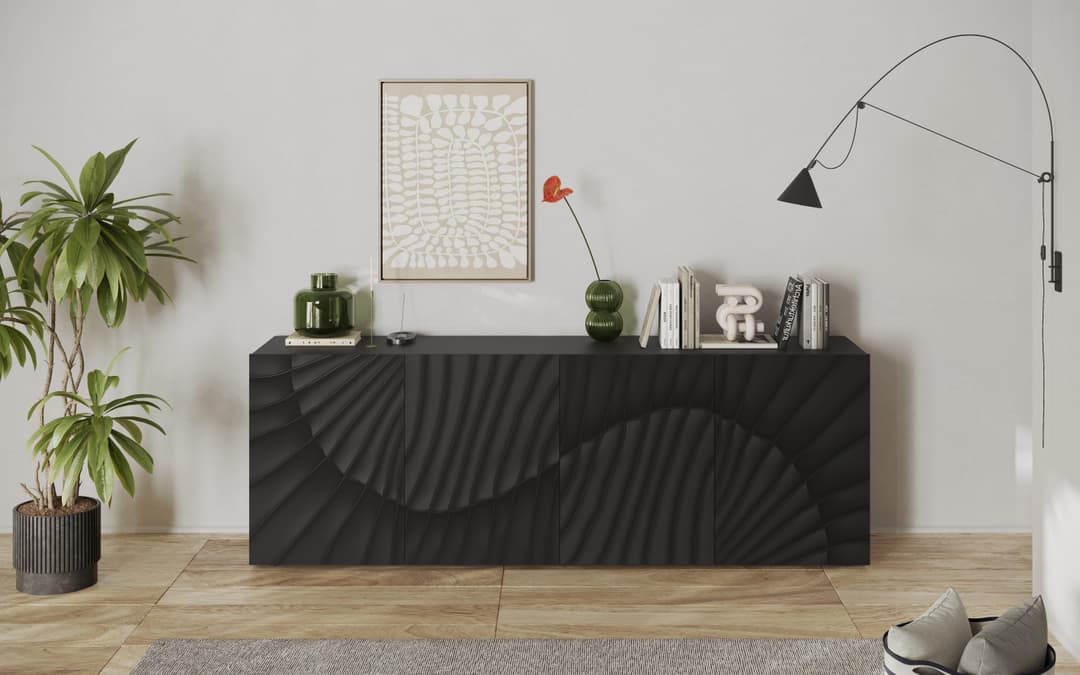 OTTO home Sideboard Snake | Schwarz