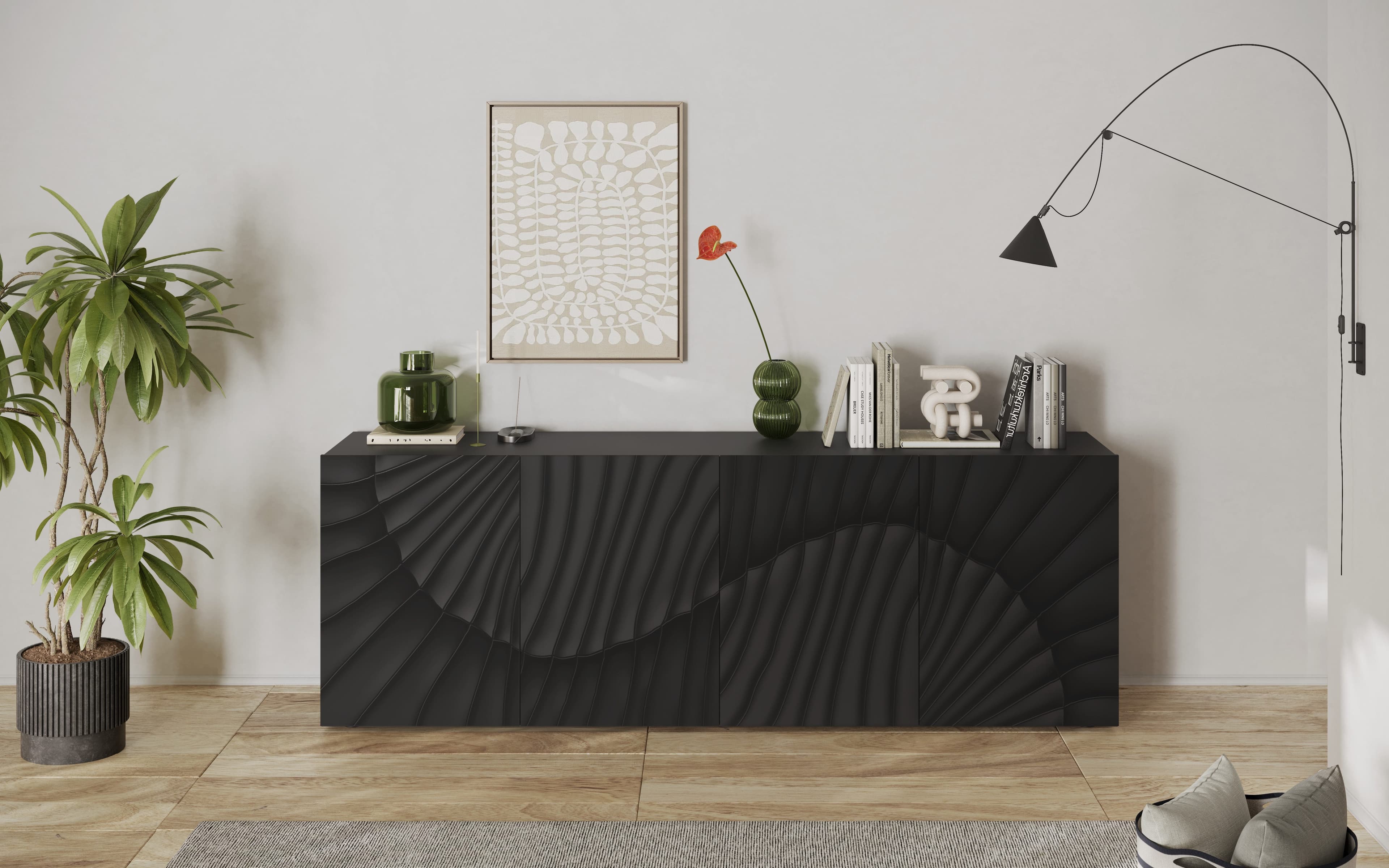 OTTO home Sideboard Snake | Schwarz