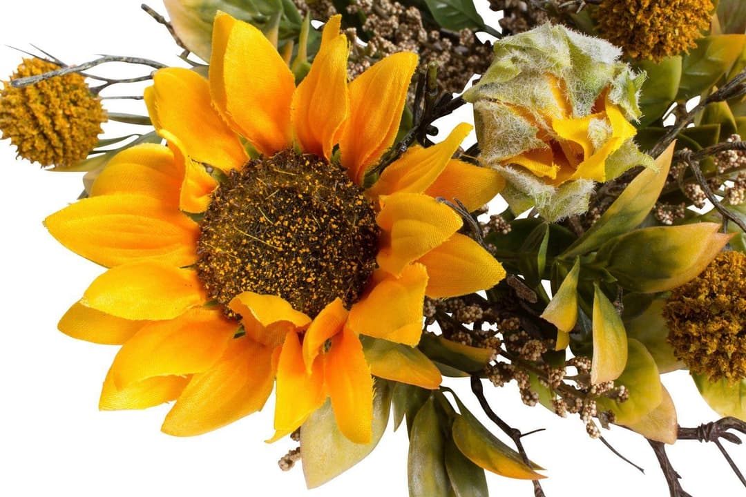 Kunstkranz Sonnenblumenkranz | Gelb